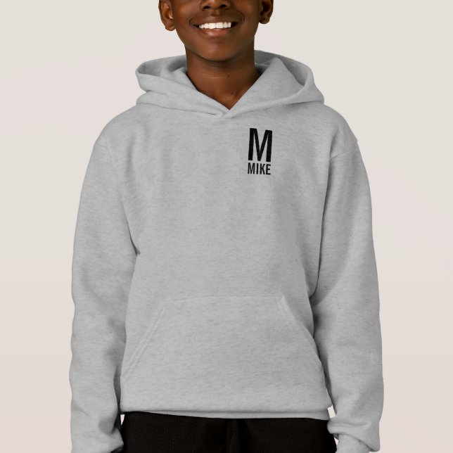 Modern Personalised Monogram and Name (Front)
