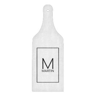 Modern Personalised Monogram and Name Cutting Board