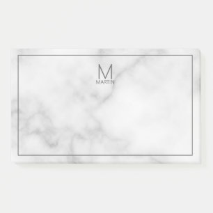 Modern Personalised Monogram and Name Notepad