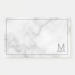 Modern Personalised Monogram and Name Notepad