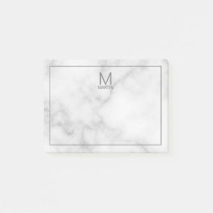 Modern Personalised Monogram and Name Notepad