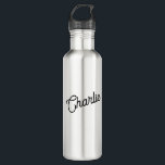 Modern Personalised Name 710 Ml Water Bottle<br><div class="desc">Personalised custom name design in a modern font.</div>