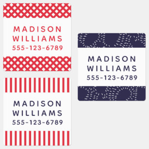 Modern Personalised Name Adhesive Waterproof