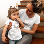 Modern Personalised Name Monogram Pastel Pink T-Shirt<br><div class="desc">Modern Personalised Name Monogram Pastel Pink</div>