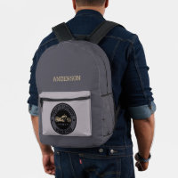 Modern Personalised Name Motorcycle Monogram