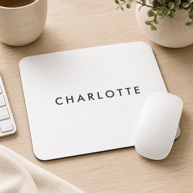 Modern Personalised Name Mouse Pad (Creator Uploaded)