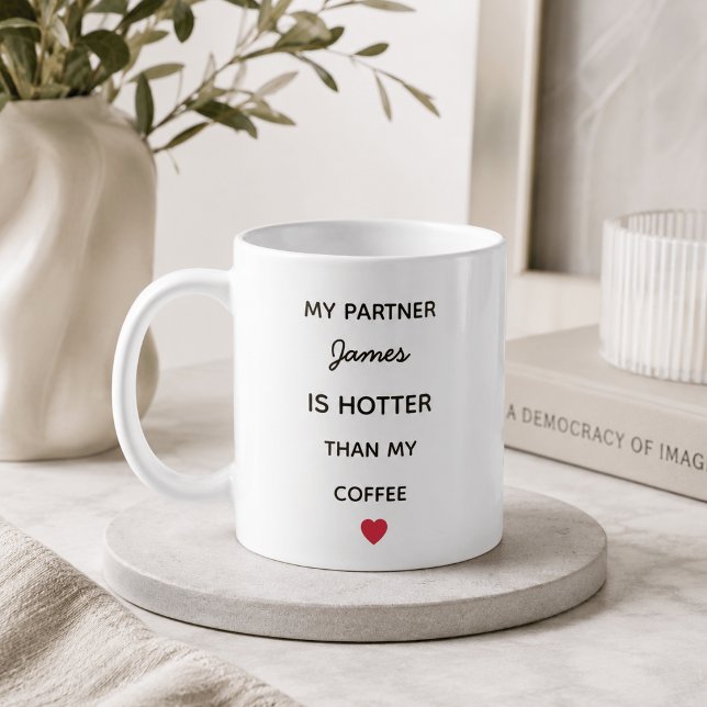 Modern Personalised Partner Coffee Mug (Creator Uploaded)