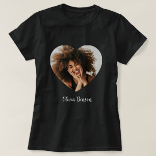 Modern Personalised Photo and Name Create your own T-Shirt
