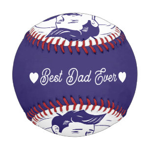 Modern Personalised Photo And Text on Baseball