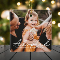 Modern Personalised Photo Child Adoption