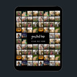 Modern Personalised Photo Collage Magnet<br><div class="desc">Create Your Own Modern Personalised Photo Collage Magnet</div>