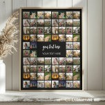 Modern Personalised Photo Collage Poster<br><div class="desc">Modern Personalised Photo Collage</div>