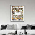 Modern Personalised Photo Collage Poster<br><div class="desc">Modern Personalised Photo Collage</div>