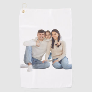 Modern Personalised Photo, Logo Event With Logo Golf Towel