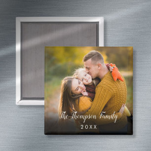Modern Personalised Photo Magnet