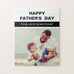 Modern Personalised Picture Gifts for Dad Fathers  Jigsaw Puzzle