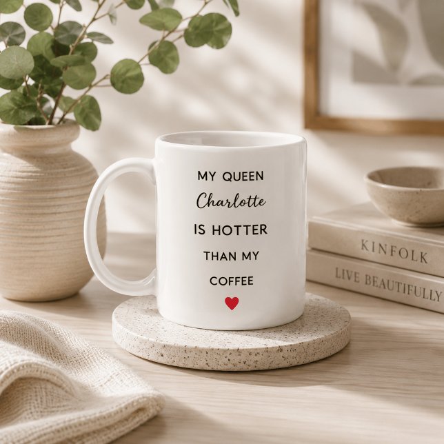 Modern Personalised Queen Coffee Mug (Creator Uploaded)