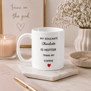 Modern Personalised Soulmate Coffee Mug