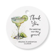 Modern Personalised Thank You Cocktail Wedding