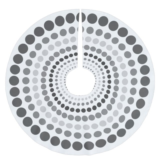 Modern Personalised Tree Skirt (Front)