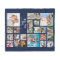 Modern Personalized 19 Photo Collage Navy Blue