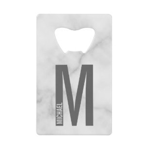 Modern Personalized Bold Monogram and Name