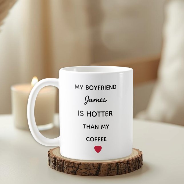 Modern Personalized Boyfriend Coffee Mug (Creator Uploaded)