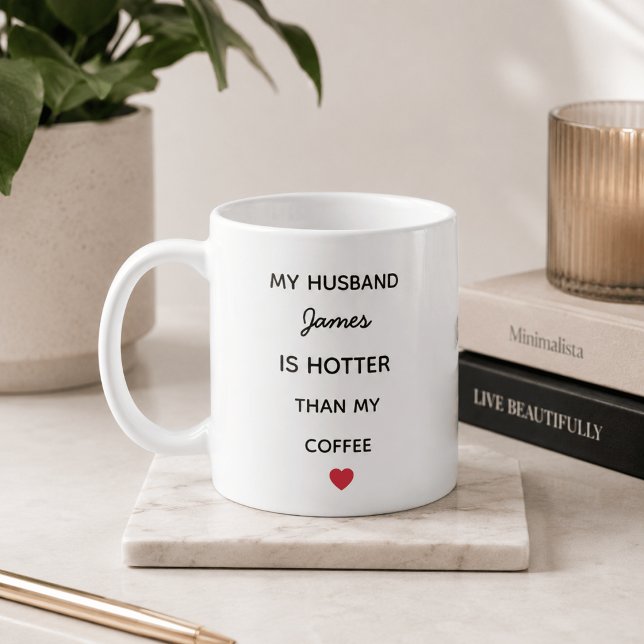 Modern Personalized Husband Coffee Mug (Creator Uploaded)