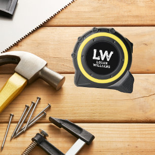 Modern Personalized Monogram Name Black 1