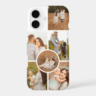 Modern Personalized Six Photo Collage 