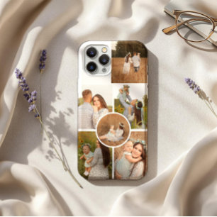 Modern Personalized Six Photo Collage  iPhone 16 Pro Max Case
