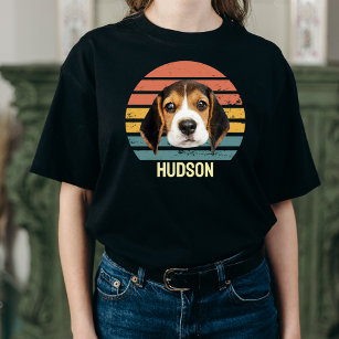 Modern Pet Cat Dog Lovers Owner Dog Face Name T-Shirt
