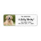 Modern Pet Dog Photo Return Address