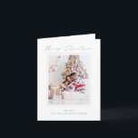 Modern Photo 2026 Calendar Merry Christmas card<br><div class="desc">Modern Photo 2026 Calendar Merry Christmas. Available digitally and printed. Add your favourite photo and personalise with your greeting and names at the bottom and inside. Merry Christmas is in a stylish set handwritten style script. With a convenient 2026 calendar on the back for your recipients and Happy New Year...</div>