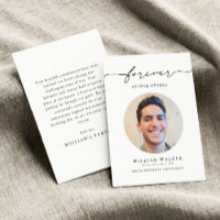 Modern Photo Bereavement Sympathy Funeral Memorial