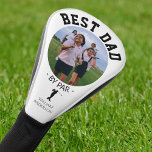 Modern Photo Best Dad By Par Golf Head Cover<br><div class="desc">A great gift for fathers day, birthdays, christmas gift and special days, personalised just for him! These modern best Dad by par golf club covers, featuring a circular photograph with a modern greeting template that can be customised easily. All font styles, sizes and colours can be changed easily by clicking...</div>