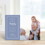 Modern Photo Birthday Card for Grandma<br><div class="desc">Affordable custom printed birthday photo cards. This trendy design features modern typography personalised with your custom message and photo. Inside has space to add another photo and more text if needed. Use the design tools to customise text fonts and colours to create a unique one of a kind birthday photo...</div>