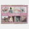 Modern Photo Blanket for Grandma | Pink and White