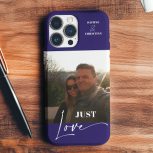 Modern Photo Blue iPhone 16 Case