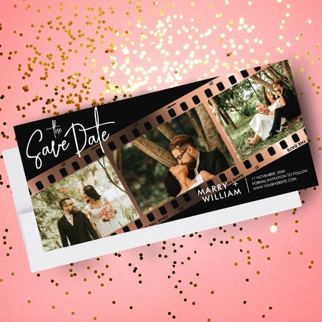 Modern Photo Booth Save The Date Invitation (Creator Uploaded)