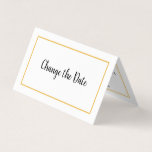 Modern Photo Calendar Change The Date Card<br><div class="desc">Modern Photo Calendar Change The Date Cards by The Business Card Store.</div>