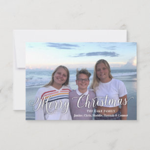 Modern Photo Christmas Cards