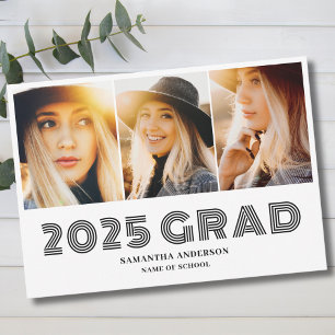 Modern Photo Collage 2025 Graduation Announcement