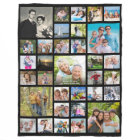 Modern Photo Collage 33 Pics Personalized Black