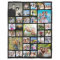 Modern Photo Collage 33 Pics Personalized Black