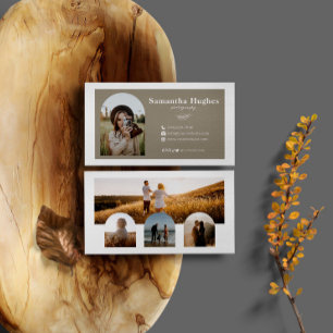 Modern Photo Collage 5 Arch Photos Photographer Business Card
