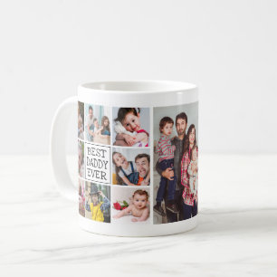 Modern Photo Collage     Best Daddy Ever Coffee Mug