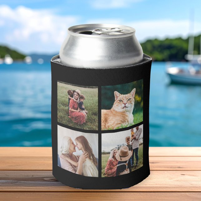 Modern Photo Collage Can Cooler (Creator Uploaded)