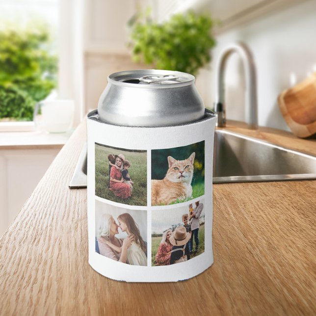 Modern Photo Collage Can Cooler (Creator Uploaded)