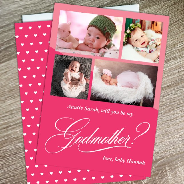 Modern Photo Collage Godmother Proposal (Creator Uploaded)